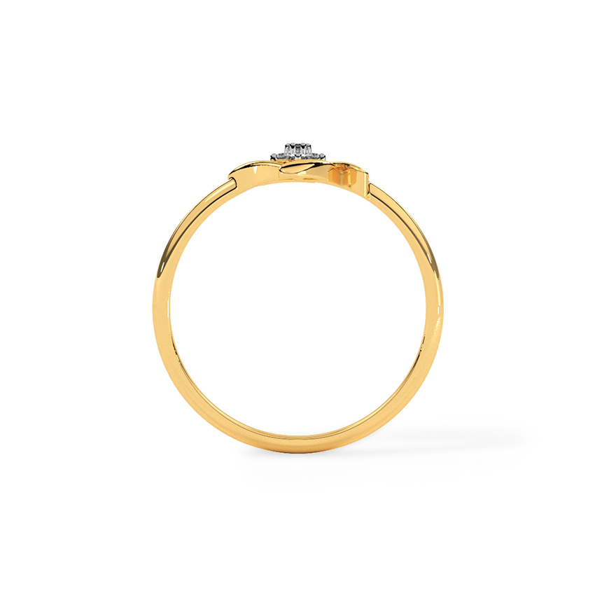 Swirly Shine Diamond Ring