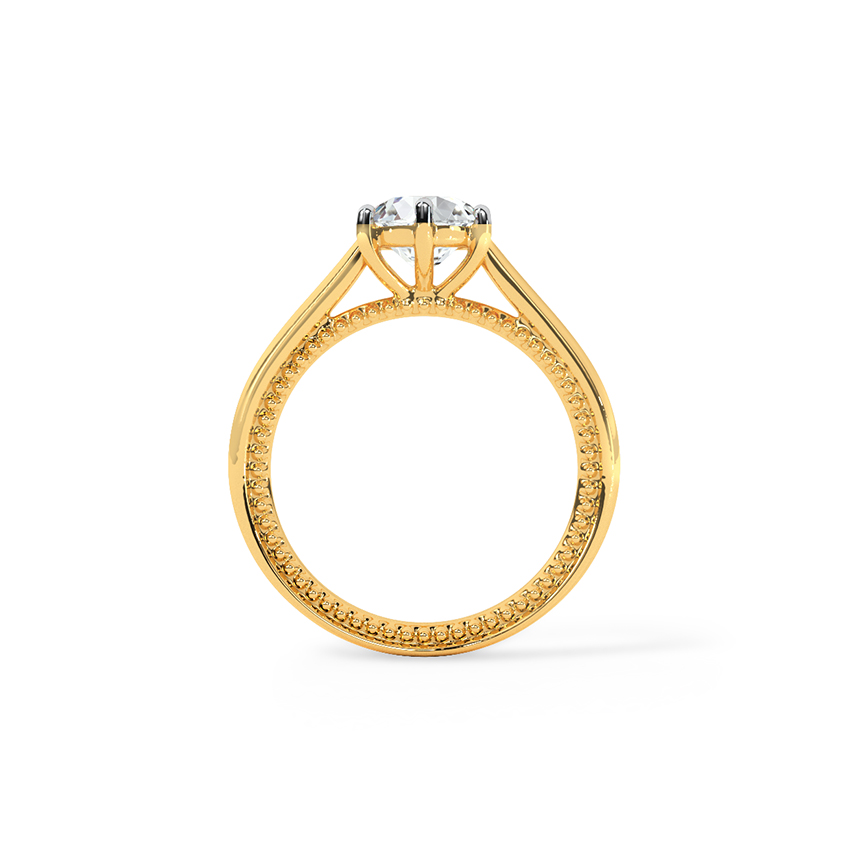 Solitary Sparkle 73 Cuts Solitaire Ring