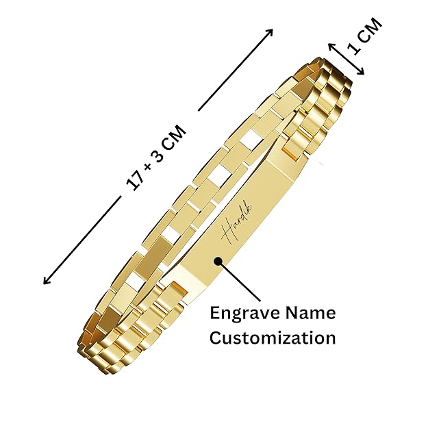 ETCHCRAFTEMPORIUM Personalised Stark Bracelet