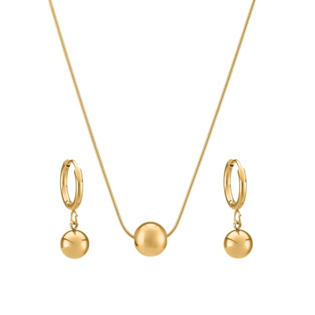 PALMONAS Golden Orb Necklace